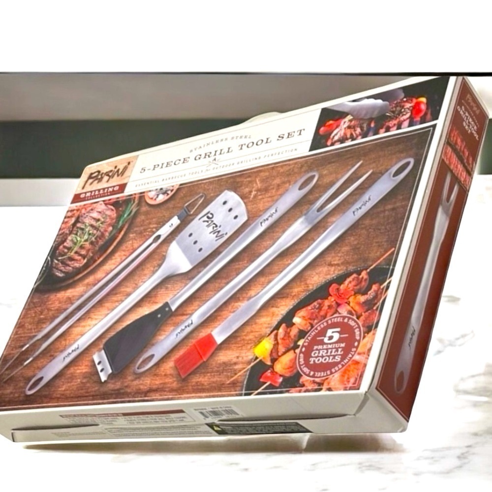 NIB! Paini 5-Piece Grill Tool Set - Picture 3 of 5
